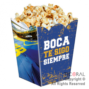 BOCA AZUL Y ORO CAJITA POCHOCLERA x 6